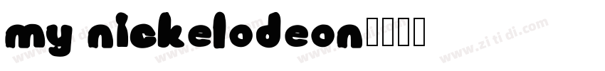 my nickelodeon字体转换
